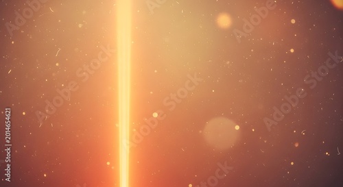 Warm Golden Flare Bokeh Background Overlay Light Effect