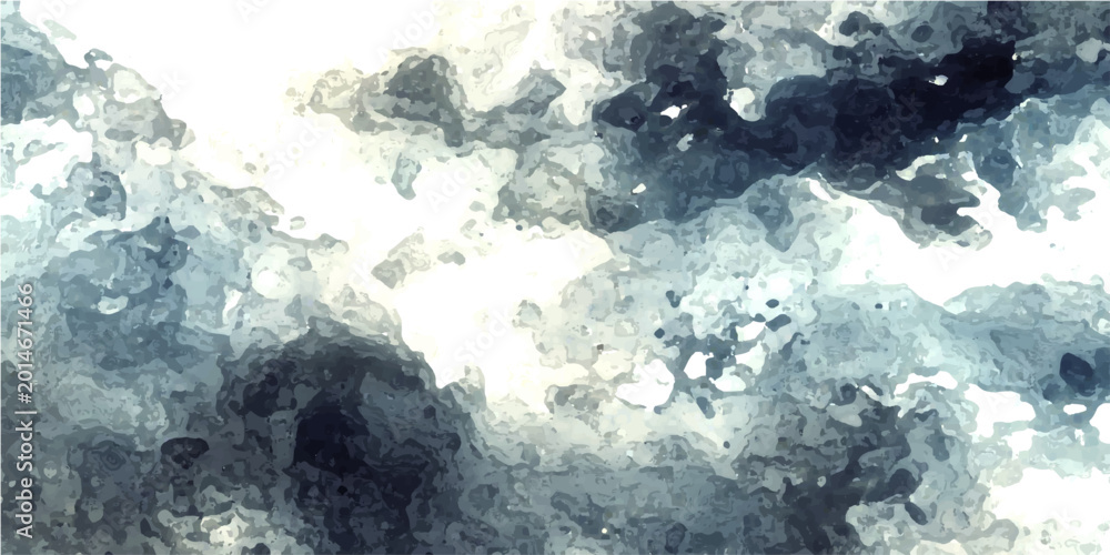 Ταπετσαρία Vector Abstract watercolor evokes tempestuous mood, churning masses of clouds dominate canvas, generating sense of drama and mystery