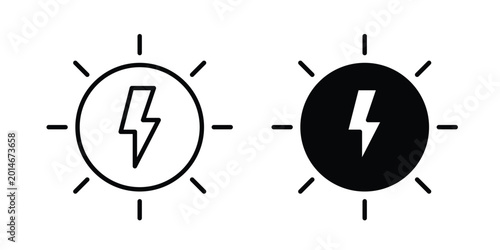 Photos Alternative power icon elements
