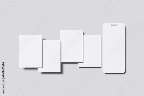 Realistic Social Media Post Blank