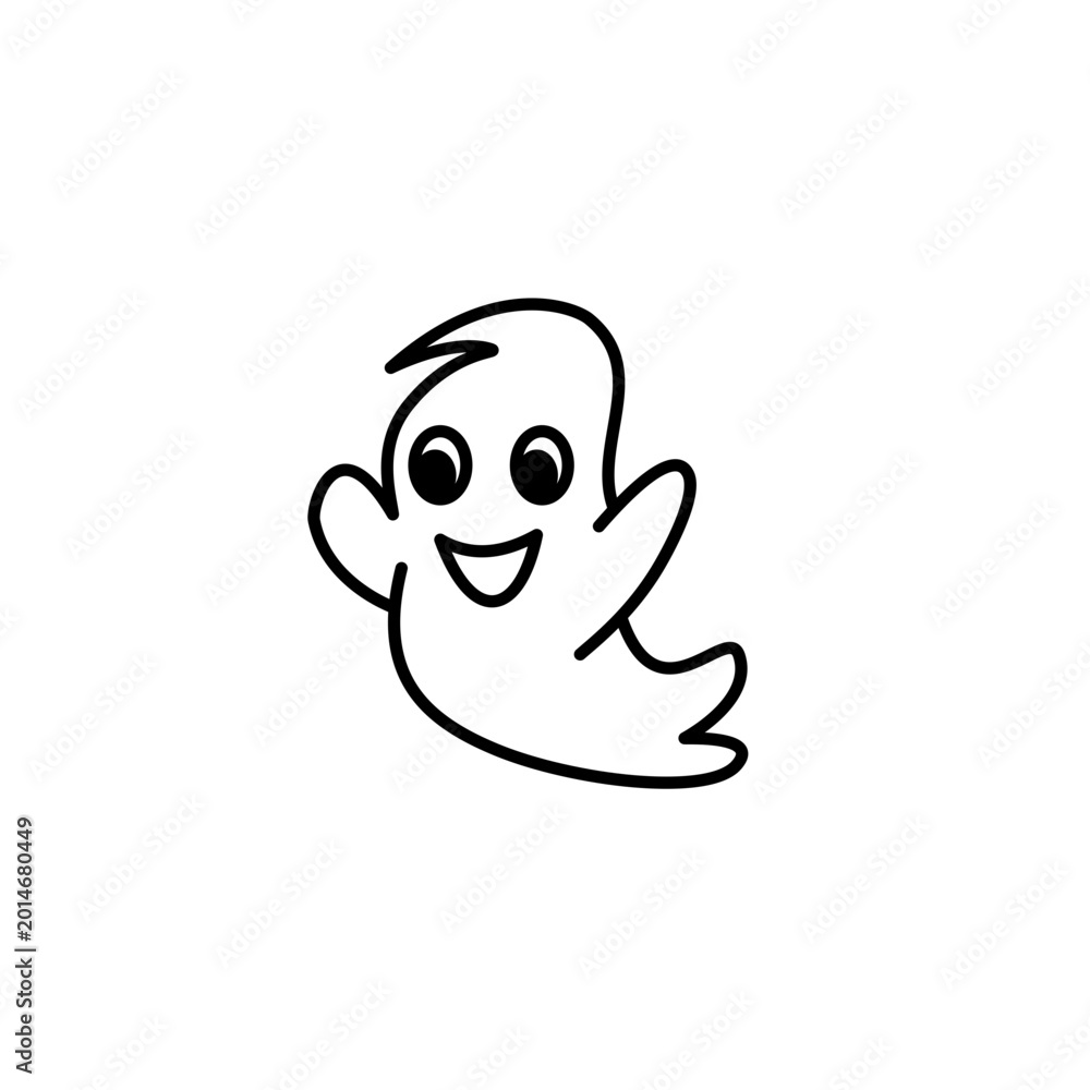 Obraz premium Halloween ghost