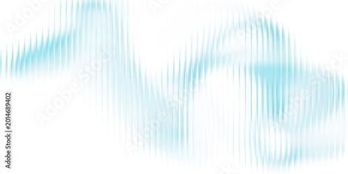 Abstract blue wave pattern with soft motion blur on light background