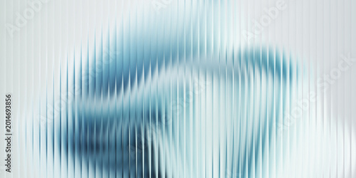 Abstract blue wave texture with soft motion blur and flowing lines on light background