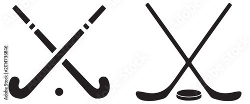 Photography “Transparent Hockey Player Silhouette Vector Set with Stick – Athlete Action Pos