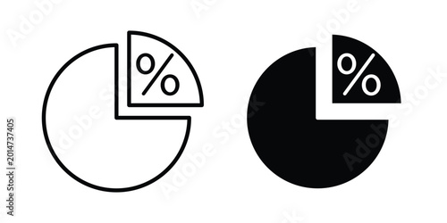 Fotografie Dividend yield icon elements pack. icons suitable for projects