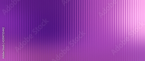 Quadro su tela Glossy ribbed aura background in purple, pink colors with straight refractive lines for SaaS interface headers and modern digital marketing