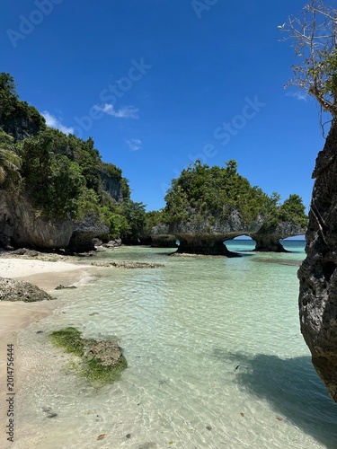 Obraz na plátne tropical beach in Baubau Southeast Sulawesi