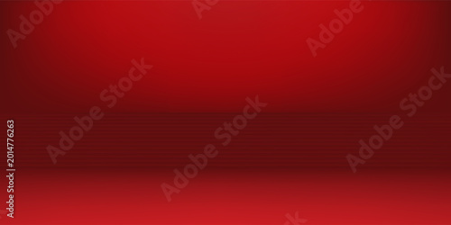 Картината върху платно Red studio background