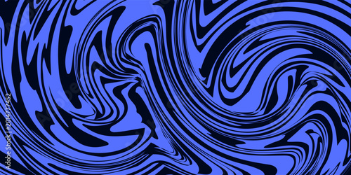 Foto blue abstract background curved expanding scifi liquid oil fluid style with line