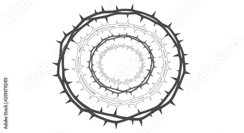 Crown of Thorns, Symbol of Suffering and Sacrifice, Religious Iconography