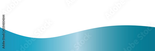 Εκτύπωση καμβά Simple wavy divider website separator set