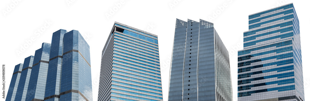Fototapeta premium Collection set tower office building