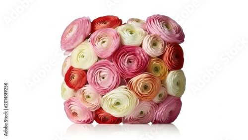 Colorful ranunculus bouquet