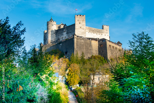 Quadro su tela Medieval Hohensalzburg Castle - Austria
