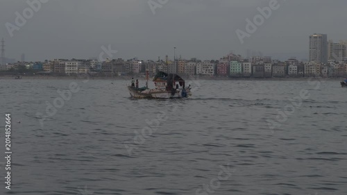Boat on the Versova Beach, Mumbai