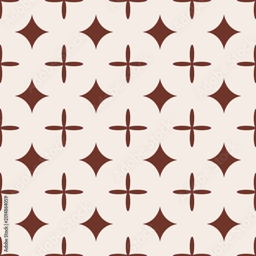 Vintage Inspired Minimal Abstract Seamless Background