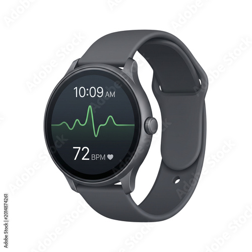 Smartwatch With Heart Rate Monitor and Fitness Tracking Display