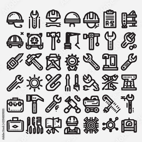 Modern Minimal Vector Icon Collection for Business, Nature, Animals, Fashion and Startup Design