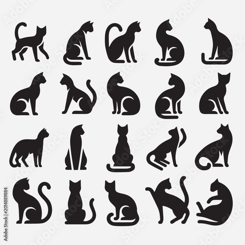 Modern Minimal Vector Icon Collection for Business, Nature, Animals, Fashion and Startup Design