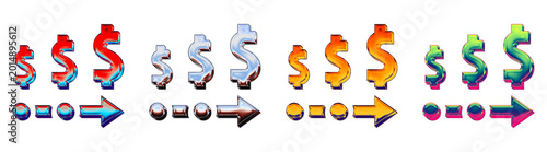 Photos 3D volumetric icon set - duration finance 1