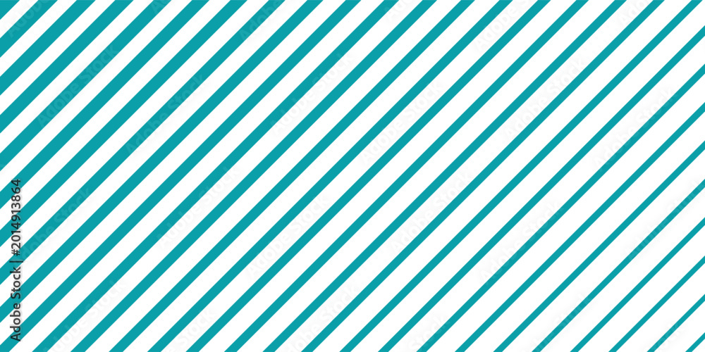 Fototapeta premium Blue stripes on white background. Striped diagonal pattern Vector illustration of Seamless background Christmas or winter theme Geometric pattern Background with slanted lines