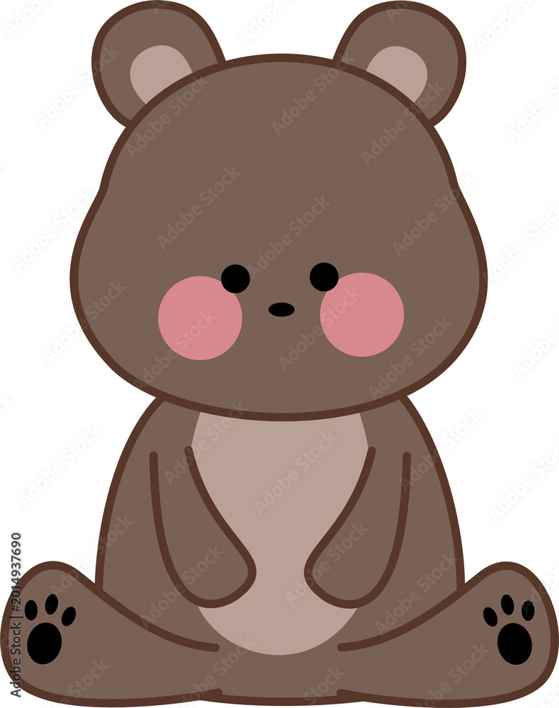 Fototapeta premium teddy bear cartoon