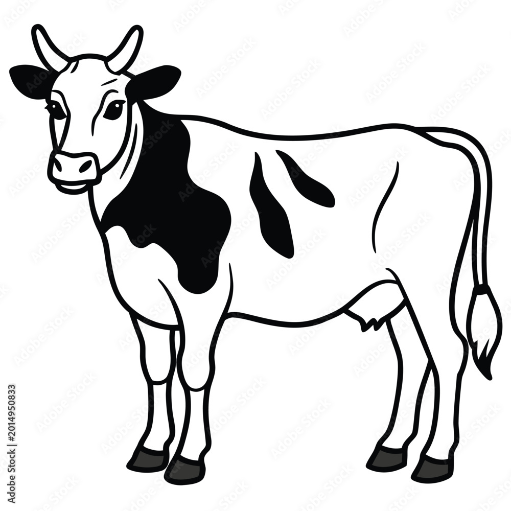 Fototapeta premium cow silhouettes