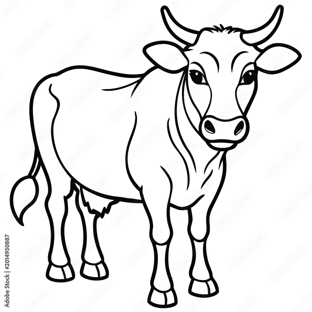 Fototapeta premium cow silhouettes