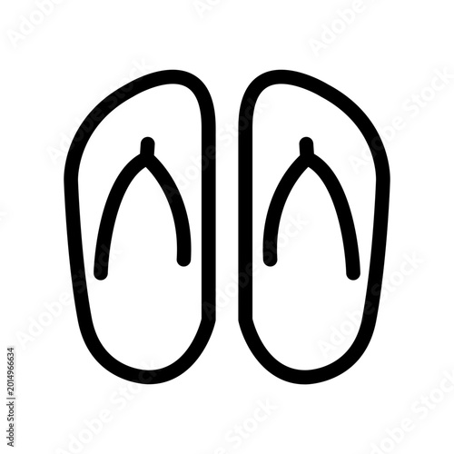 Photos Two flip flop icon