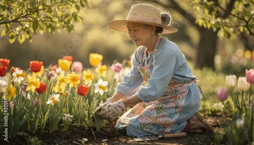 Close-up portrait of a happy senior East Asian woman with a radiant smile, capturing a moment of genuine joy and vitality, emphasizing healthy aging and a positive outlook on life and retirement.