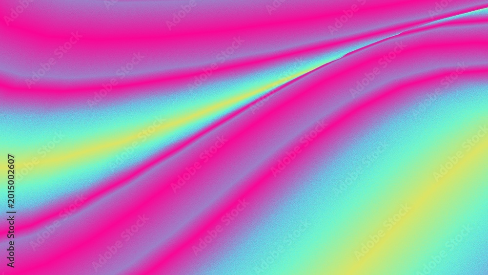 Fototapeta premium Vibrant Abstract Swirls of Pink, Teal, and Yellow Blending Smoothly in a Fluid Design