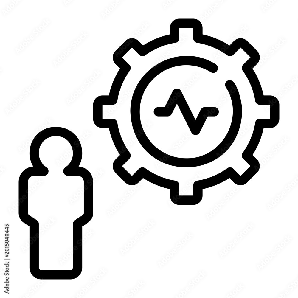 Obraz premium activity line icon