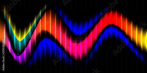 Photography Waves Psychedelic Glow colorful abstract Background