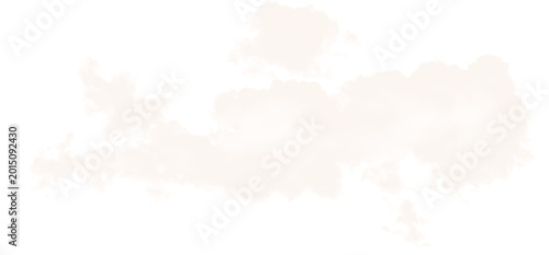 Obraz na plátně cloud white split group into two main sections for a balanced and artistic sky composition