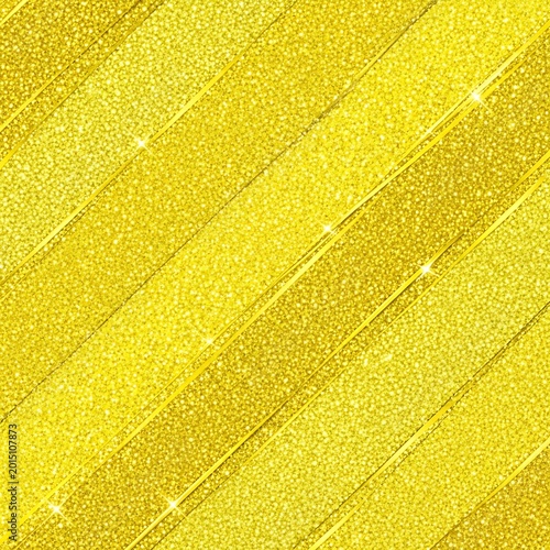 Luxurious abstract golden glitter texture background featuring vibrant diagonal shimmer patterns, creating a dazzling and festive aesthetic for elegant designs and celebratory events