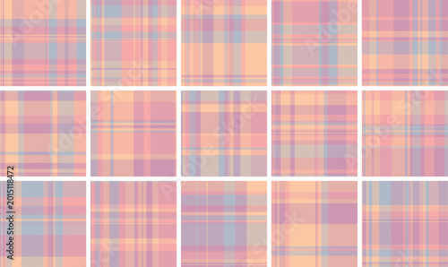 Photos Children friendly plaid texture designed with soft rhythm