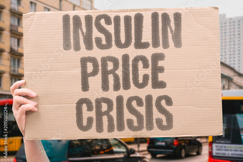 Vászonkép "Insulin Price Crisis" Essential treatments become unaffordable through corporate price gouging