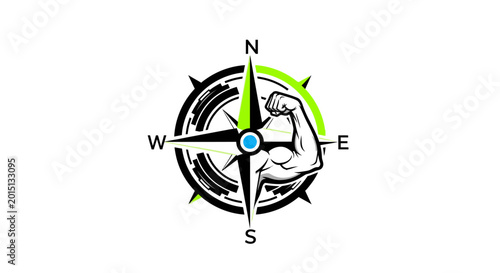 Photos Fist Holding Compass Direction Navigation.