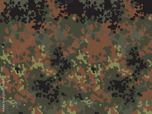 Quadro su tela French Fleck Tarn  Camouflage