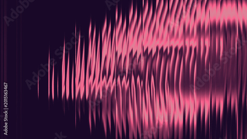 Abstract background with vertical wavy lines in shades of dark purple and vibrant pink, creating a modern, fluid, and dynamic light effect