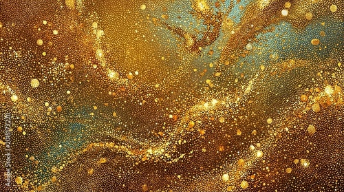 Gold glitter suspension water vivid gold glitter particle suspension in water