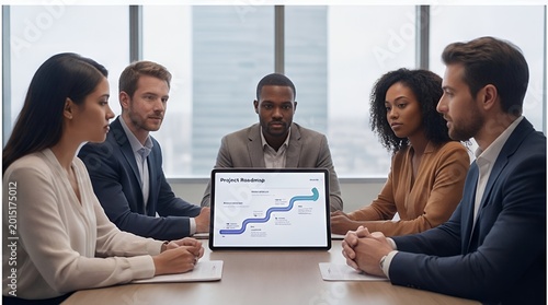 Strategic Project Roadmap: Collaborative Team Planning for Business Success