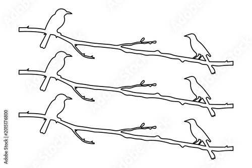 Flying bird continuous one line art drawing in a minimalist modern outline style