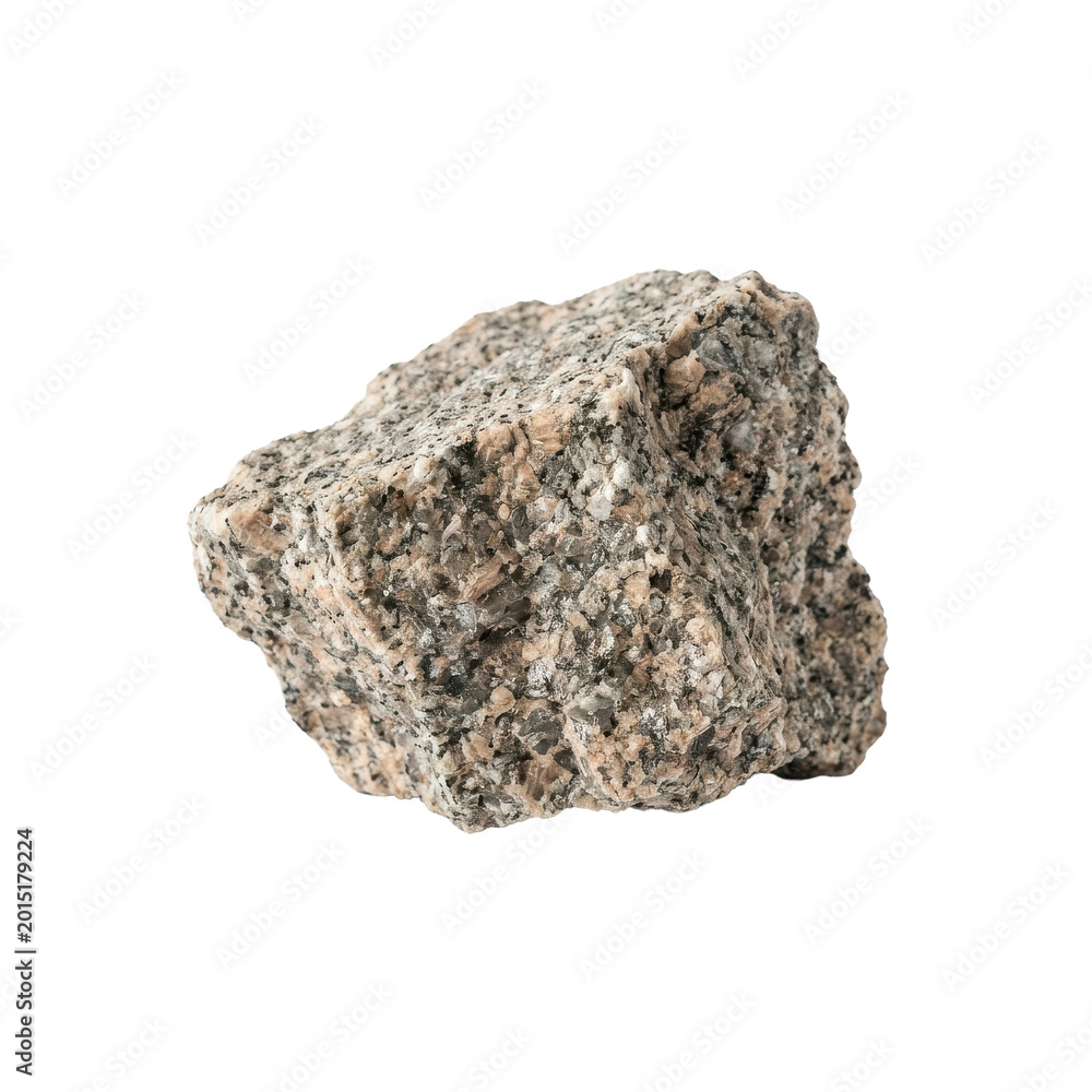 Fototapeta premium Granite rock, igneous stone, geological sample