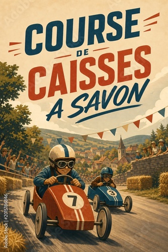 Fototapeta Modèle d'affiche 