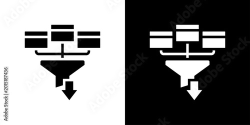 Ingestion Icon Sheet Black And White