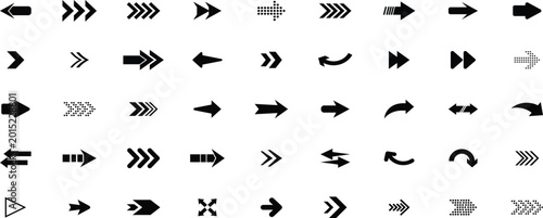 Photos Arrow icon set