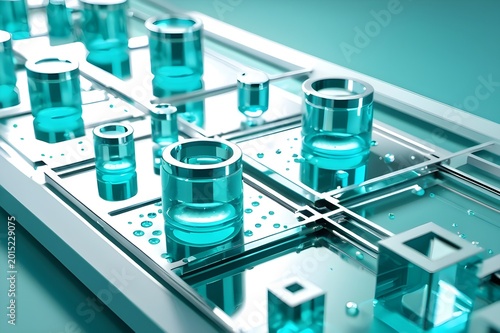 Medical Innovation Report Visual with Micro Structures