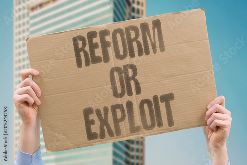Photos "Reform Or Exploit" Are prison work programs rehabilitation or exploitation of inmates? PRISON