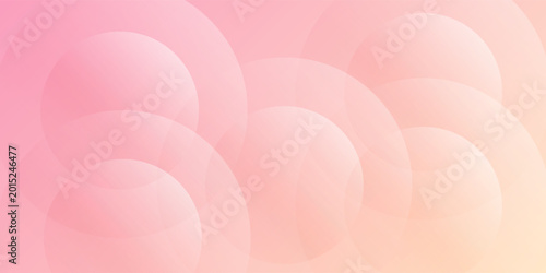 Obraz na płótnie Modern pastel pink fluid shape background with elegant curved lines